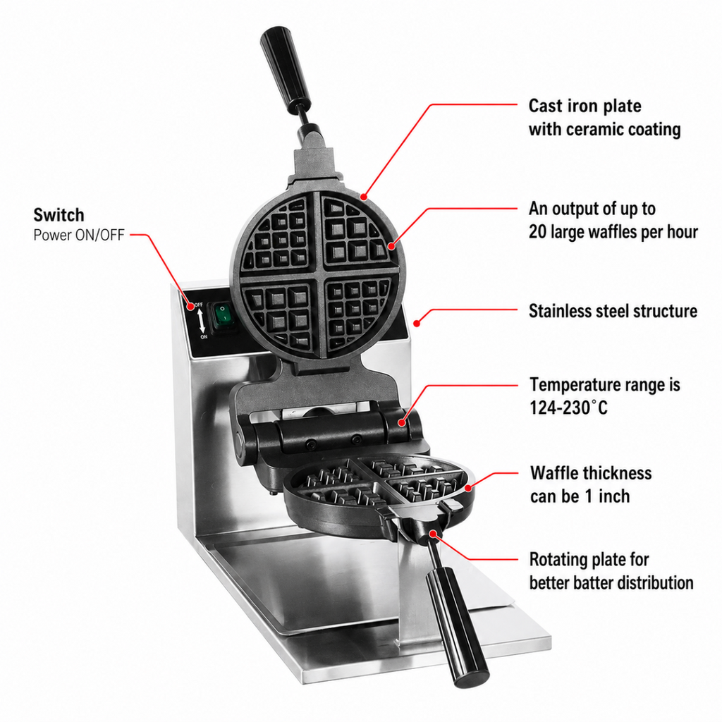 Benchstar Waffle Maker - WB-04A