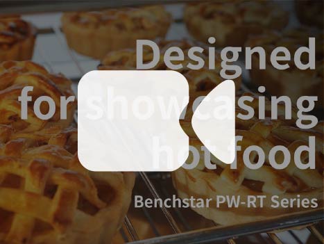 Benchstar Pie Warmer & Hot Food Display - PW-RT/660/TGE