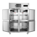Thermaster TROPICAL Thermaster 4 x Half door SS Freezer - SUF1000