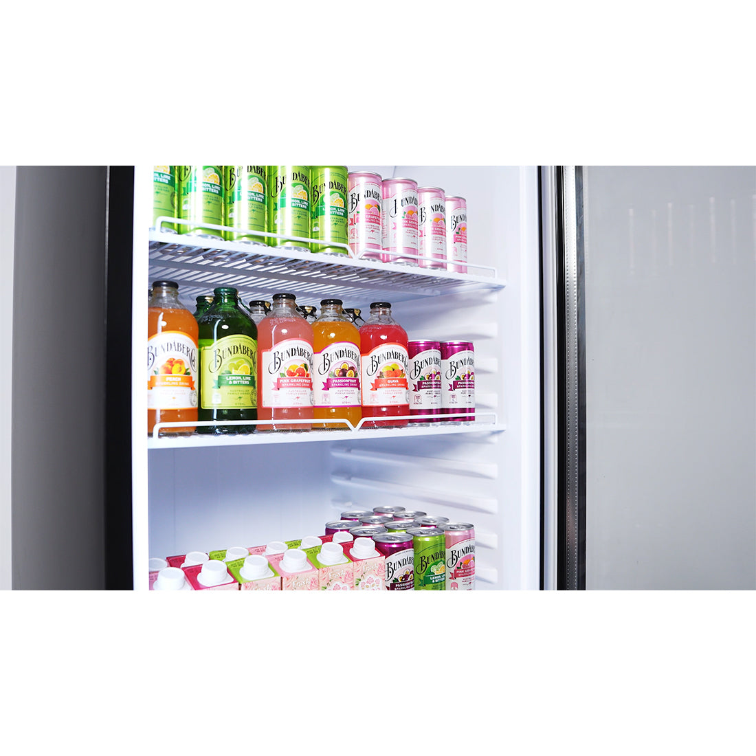 Thermaster Upright Glass Door Beverage Fridge - SDC-343B 