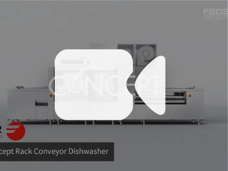 Fagor Concept Rack Conveyor Dishwasher Right Side Entrance CCO-225DCW