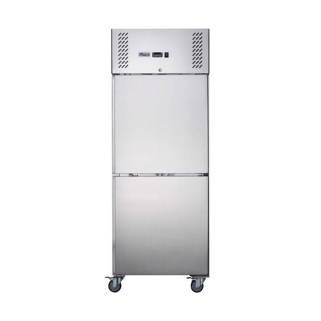 FED-X S/S Split Two-Door Upright Freezer - XURF650S1V