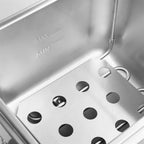 Apuro Twin Tank Electric Fryer with Timer 2x8Ltr - CU621-A