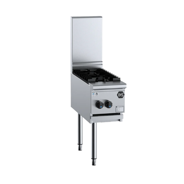 B+S Black Two burner boiling top LHS Wok Attachment - BAWBT-SB2L