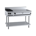 B+S Black Combination Two Open Burners & 900mm Target Top - BT-SB2-TT9