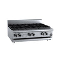 B+S Black Six Burner Boiling Top Bench Mounted - BT-SB6BM