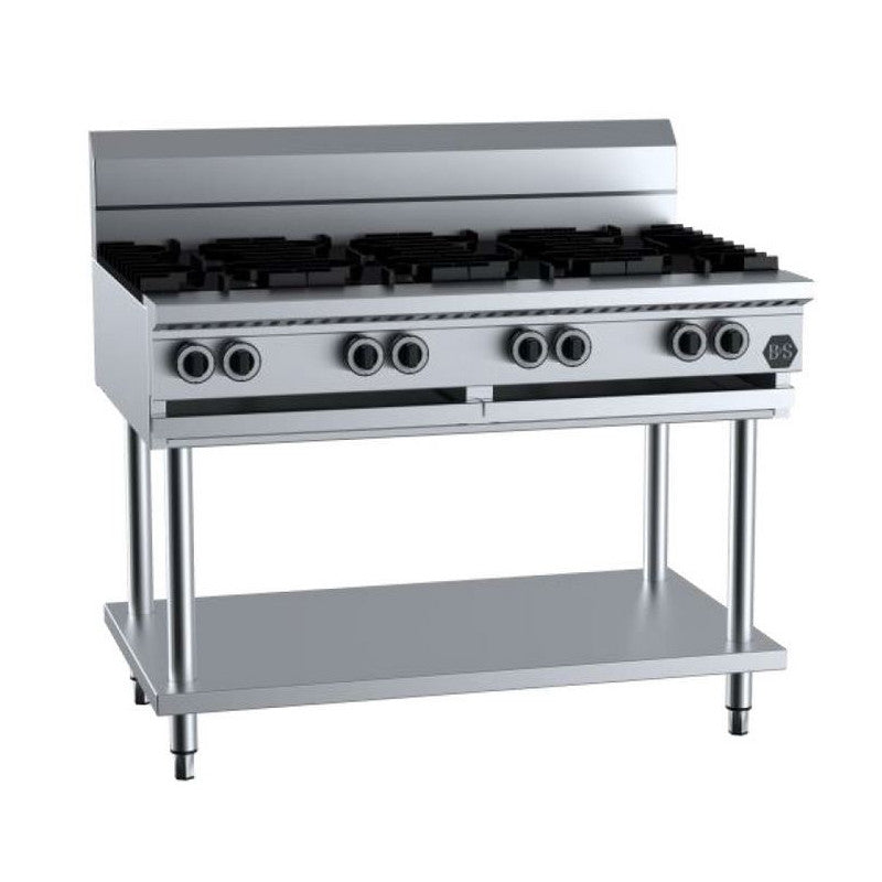 B+S Black Eight Burner Boiling Top - BT-SB8