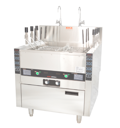 WISE Super Automatic Noodle Cooker Plus-6 Baskets with Steam Box - AWBLL-800CB