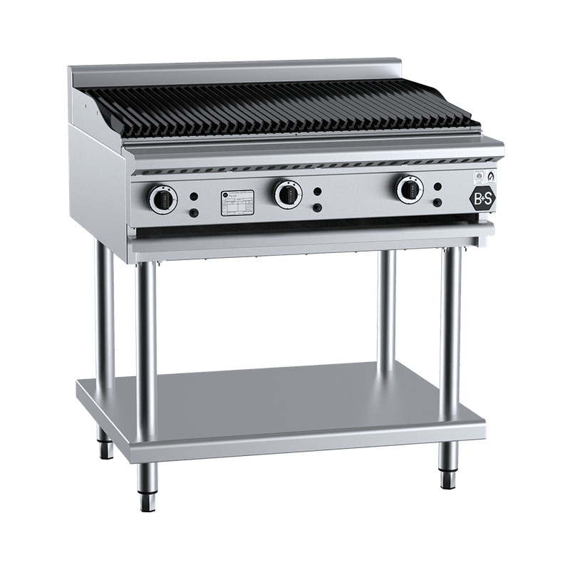 B+S Black Char Broiler 900mm - CBR-9