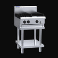 Luus 2 Burner 300mm Chargrill Cooktop - CS-2B3C