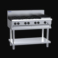 Luus 6 Burner 300mm Chargrill Cooktop - CS-6B3C