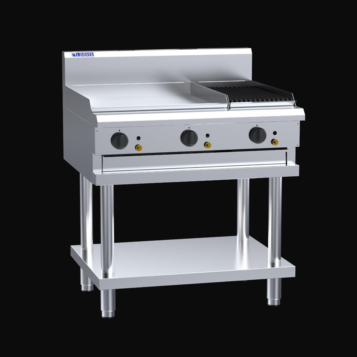 Luus 600mm Griddle 300mm Chargrill - CS-6P3C