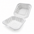 Sugarcane 6-inch Clamshell Eco Hamburger Box - EL-M-HB06