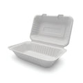 Sugarcane 9x6 inch 900ml Clamshell Container - EL-P-CB900