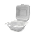 Sugarcane 6-inch Clamshell Eco Hamburger Box - EL-P-HB06