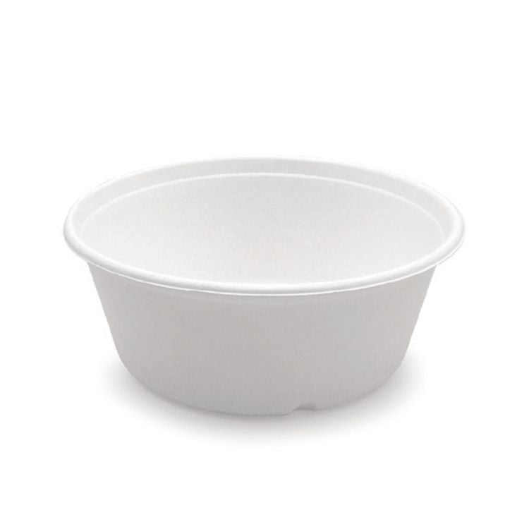 Sugarcane 1000ml Eco Straight Round Bowl - EL-SB1000