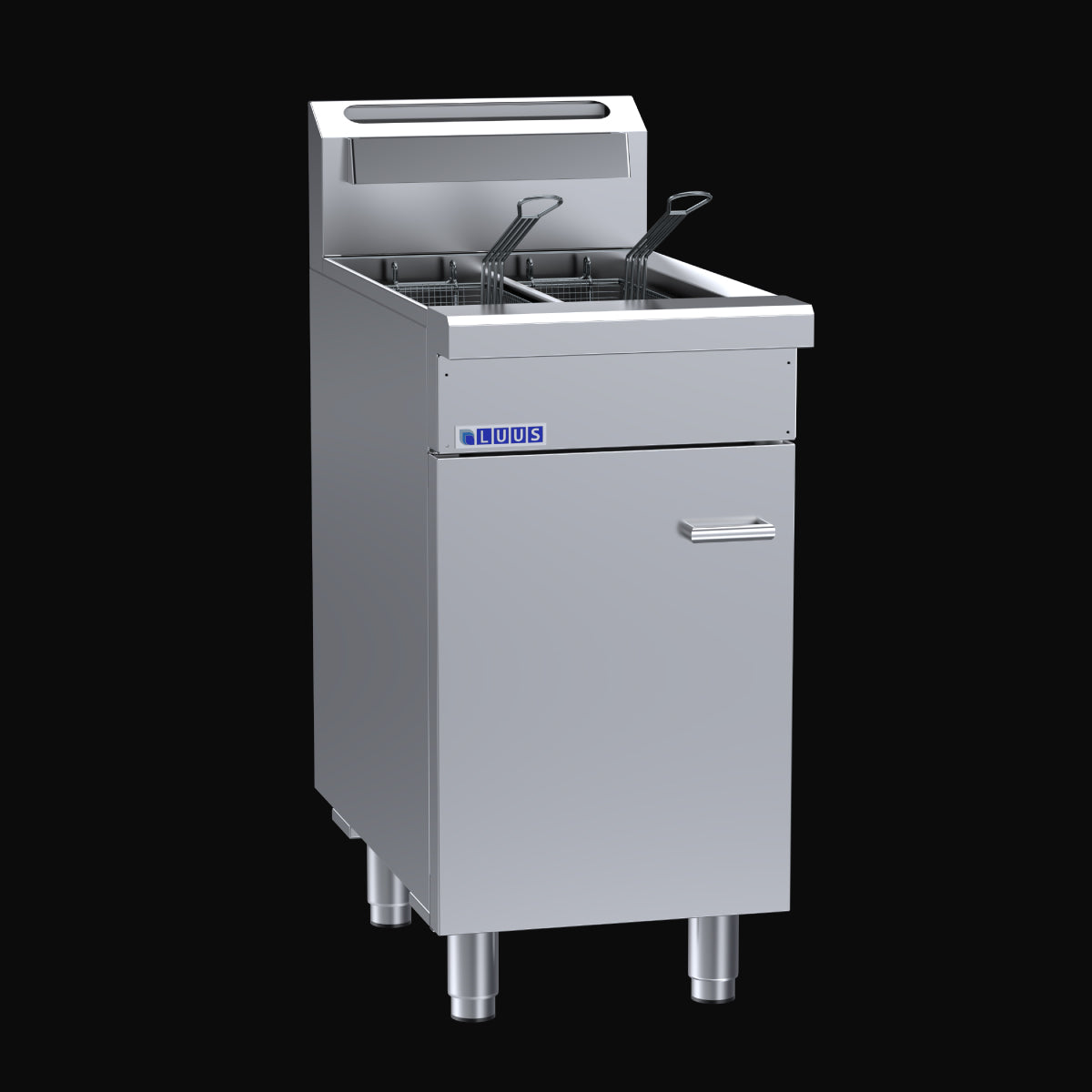 Luus 2 Basket Split V-Pan Fryer - FSV-45