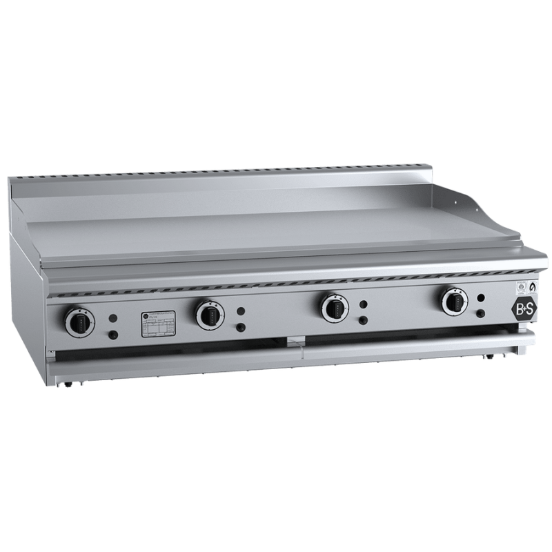 B+S Black Grill Plate 1200mm Bench Mounted - GRP-12BM