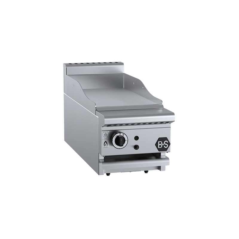 B+S Black Grill Plate 300mm Bench Mounted - GRP-3BM