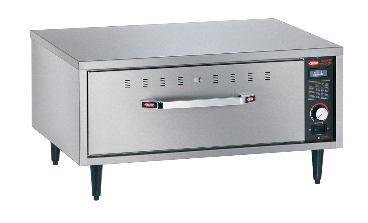 Hatco Free Standing Drawer Warmer - 1 draw with digital control - 749mm x 575mm x 279mm (excluding legs) - HDW-1