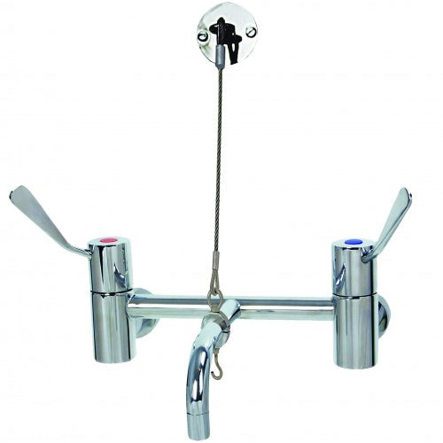 Jetstream Cleaners Sink Faucet Set with Wall Bracket Support - JET1836W