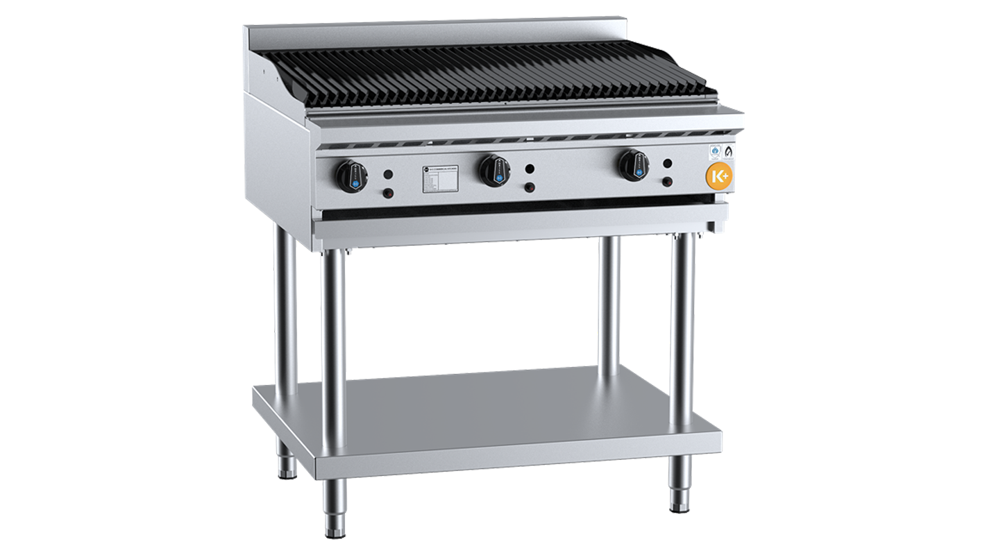 B+S K+ 900mm Char Broiler On Stand KCBR-9