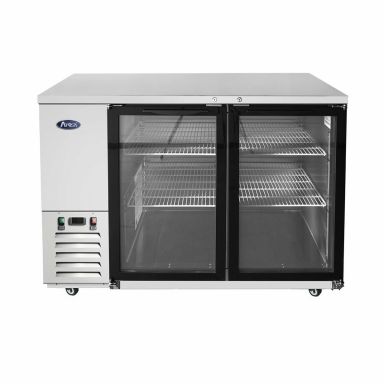 Atosa Back Bar Fridge With Glass Door - Mbb59G