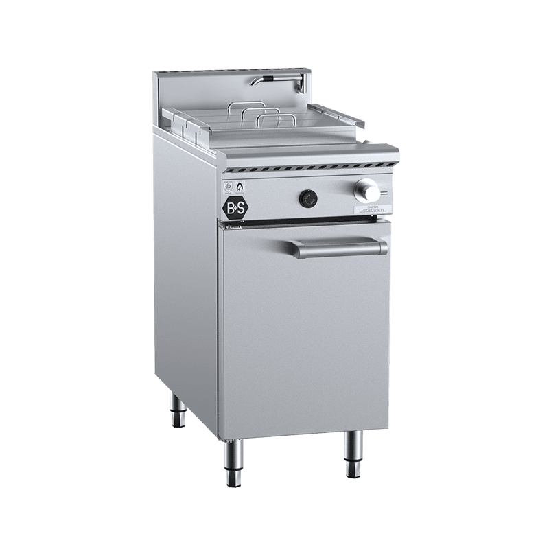 B+S Black Noodle Cooker with Soup Warmer insert (3 rec pots) - NC-SW3