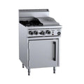B+S Black Oven with Two Open Burners & 300mm Grill Plate - OV-SB2-GRP3