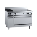 B+S Black Oven with Two Open Burners & 900mm Target Top - OV-SB2-TT9