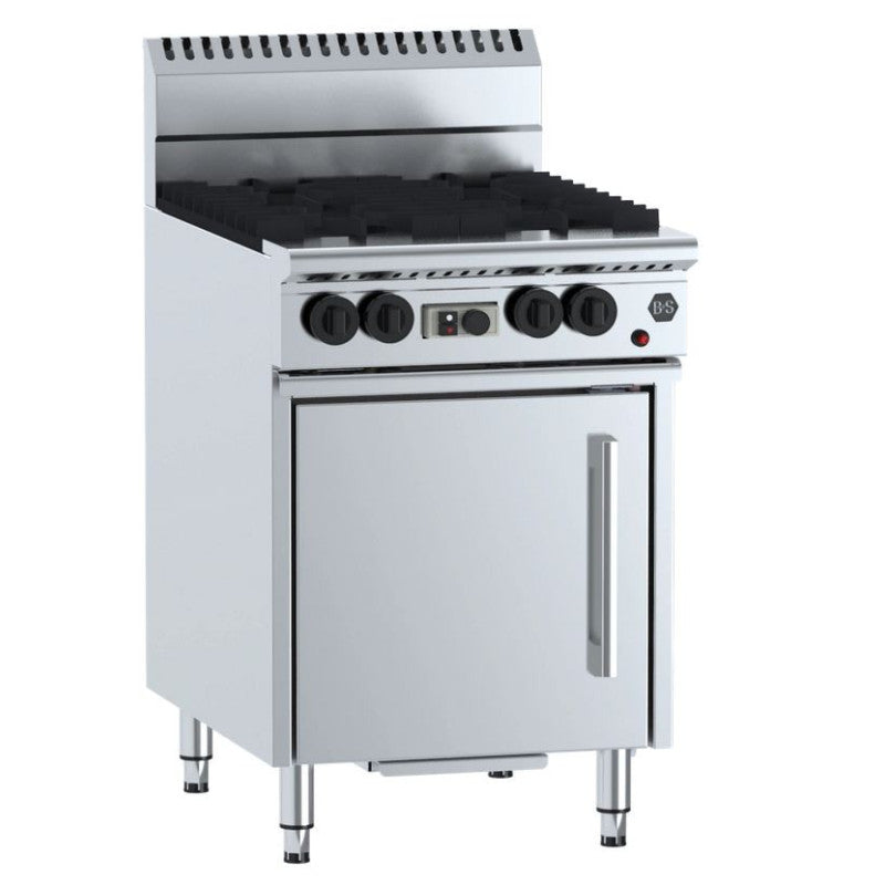 B+S Black Six Burner Oven - OV-SB6