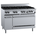B+S Black Eight Burner Oven - OV-SB8