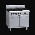 Luus 4 Burner 300mm Chargrill with Static Oven - RS-4B3C
