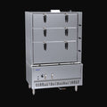 Luus 1200mm 3 Deck Steam Cabinet - SCM-120