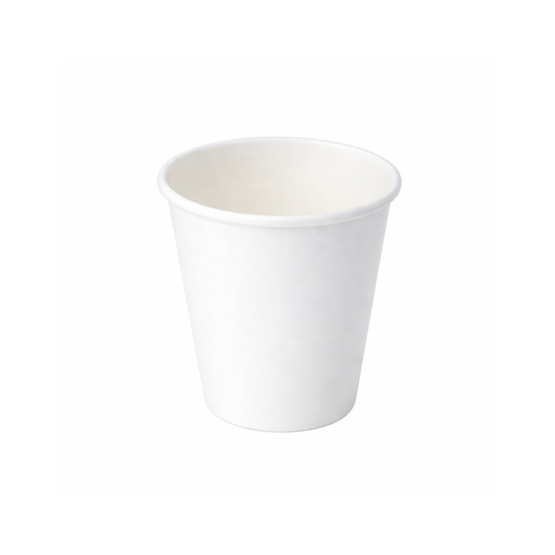 8oz 80mm Coffee Cup White