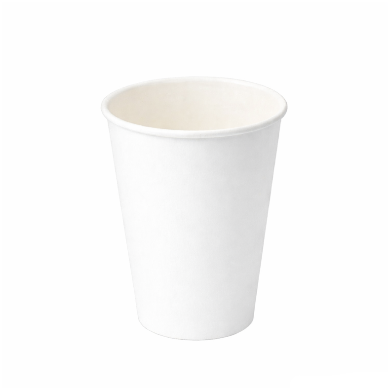 12oz 90mm Coffee Cup White