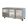 Anvil UBG6180 Back Bar Fridge 2 1/2 Glass Doors