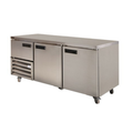 Anvil UBS1800 Stainless Steel Under Bar Fridge 2 1/2 Doors