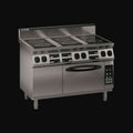 Luus 6 Zone Induction Cooktop with Oven - ER7-6B