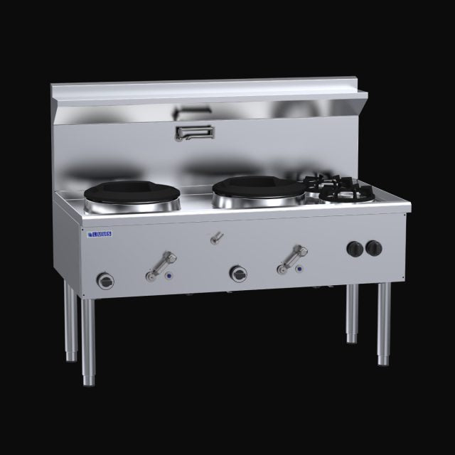 Luus Two Hole Two Burner Waterless Wok - WZ-2C2B