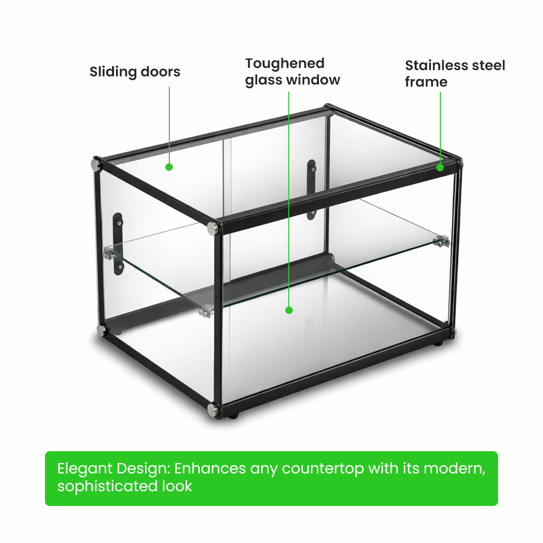 Bonvue Pre-assembled Two Layer Ambient Showcase - AD2-550