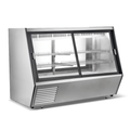 BonvueÂ Dual-Access Refrigerated Deli, Meat and Seafood Display Case - AMS-21DD