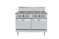 8 BURNERS WITH OVEN LPG AT80G8B-O-LPG