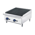 610MM CHAR ROCK BROILER W610 X D700 X H385 COOKRITE ATCB-24-NG