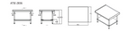 STAINLESS STEEL STAND W940X D740 X H180 | COOKRITE ATSE-2836