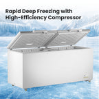 Thermaster 750L Chest Freezer with Stainless Steel Lid - BD750F
