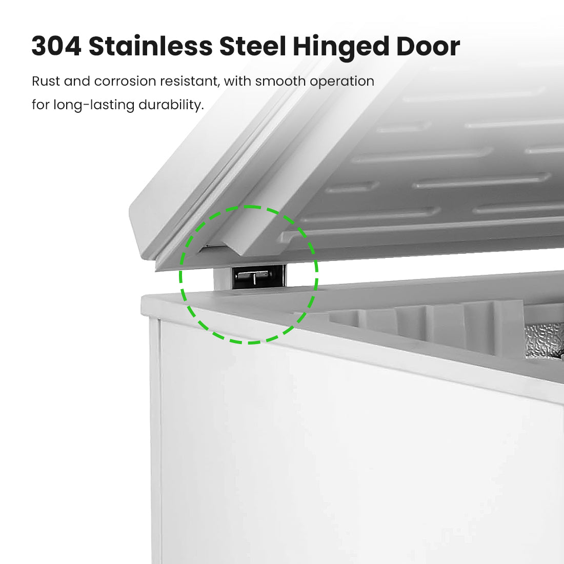 Thermaster 520L Chest Freezer with Stainless Steel Lid - BD520F