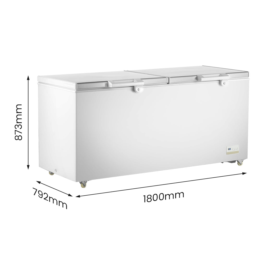 Thermaster 600L Chest Freezer with Stainless Steel Lid - BD600F