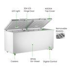 Thermaster 600L Chest Freezer with Stainless Steel Lid - BD600F