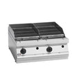 Fagor 700 series - LPG charcoal 2 grid grill BG7-10LPG